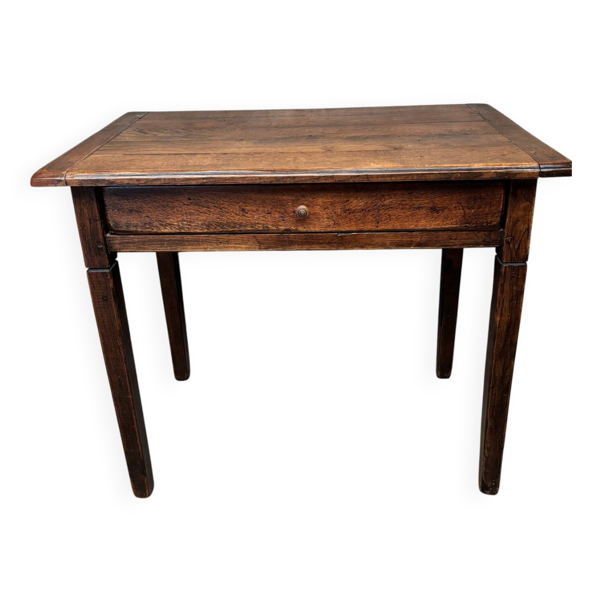 Solid oak dining room, kitchen or desk table