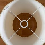 Textured ecru white lampshade H30 D40