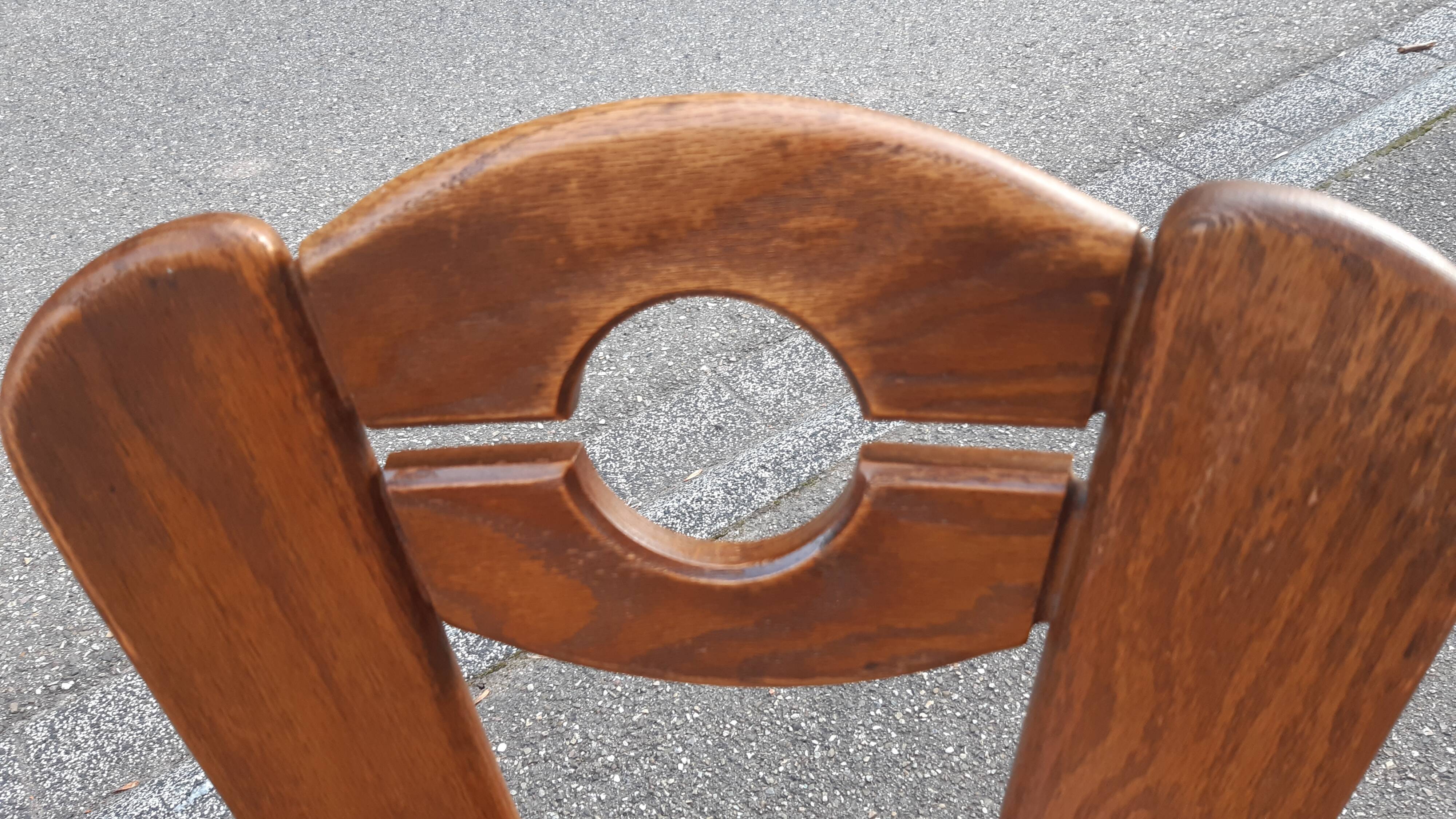 Brutalist mountain chalet decor chairs set of 2