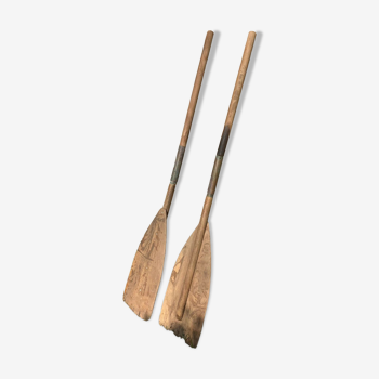 Pair of old oars