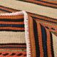Red & Beige Striped Accent Vintage Kilim Rug, 64x104Cm