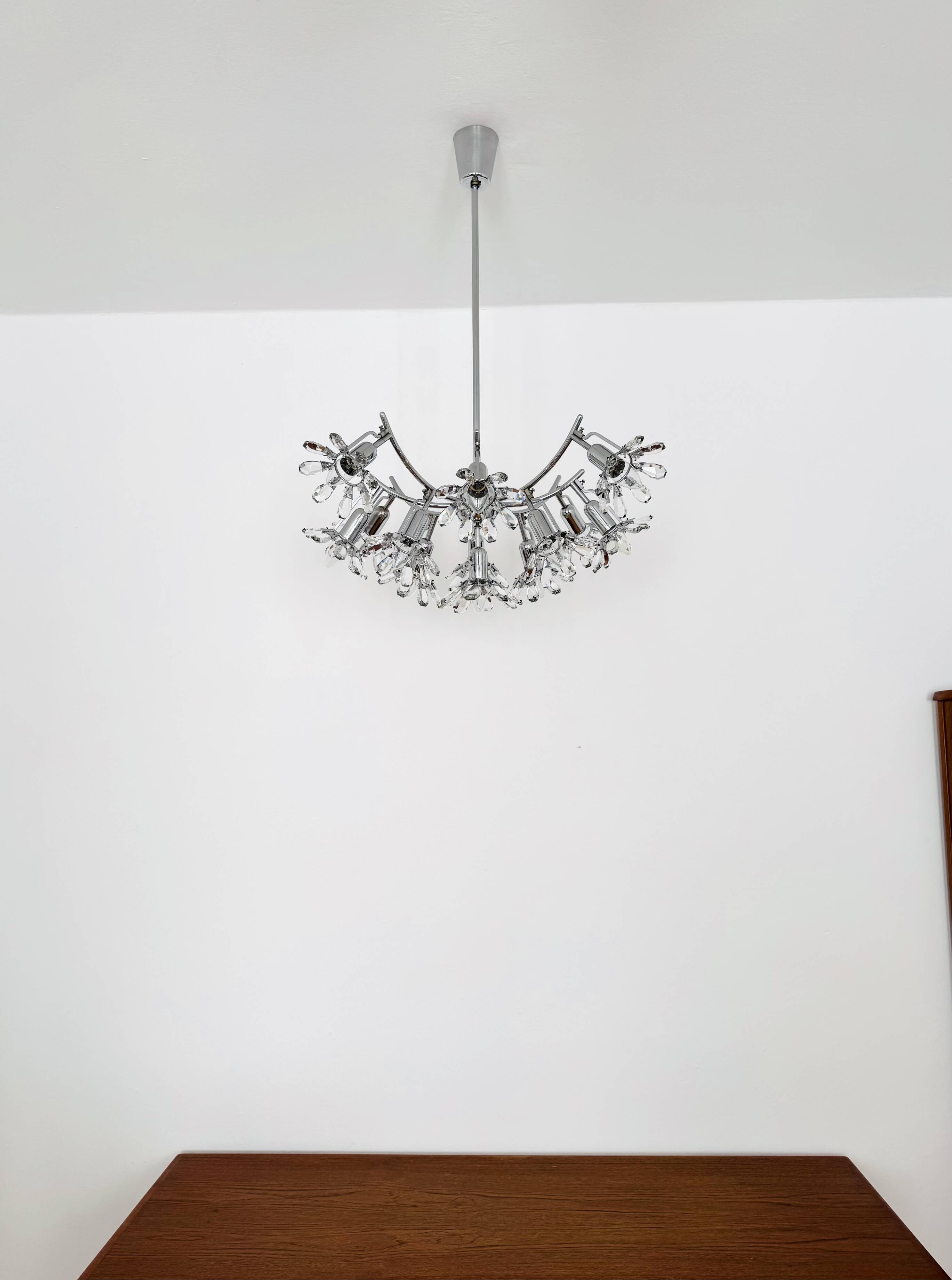 Crystal Glass Chandelier by Bakalowits