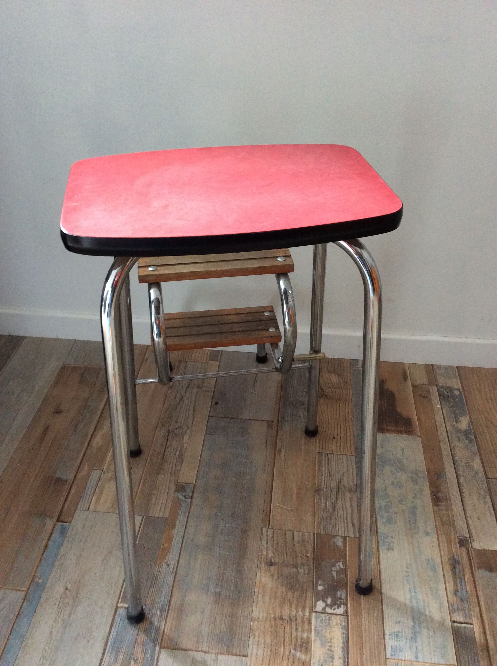 Formica stepladder stool from the 50s and 60s
