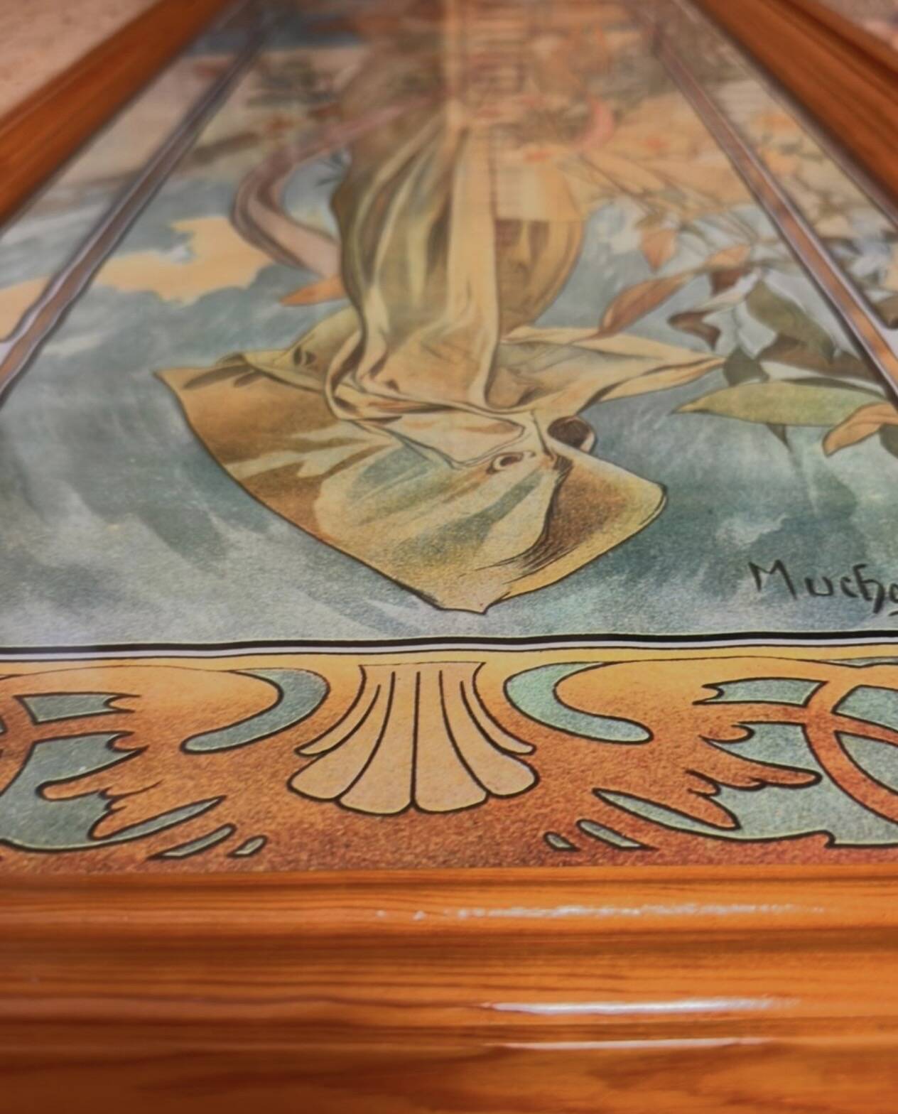 Alphonse Mucha "Les heures du jour" 1. Édition, impression pigmentaire d'archive