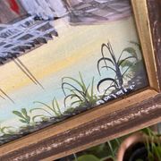 Painting of fishermen's huts