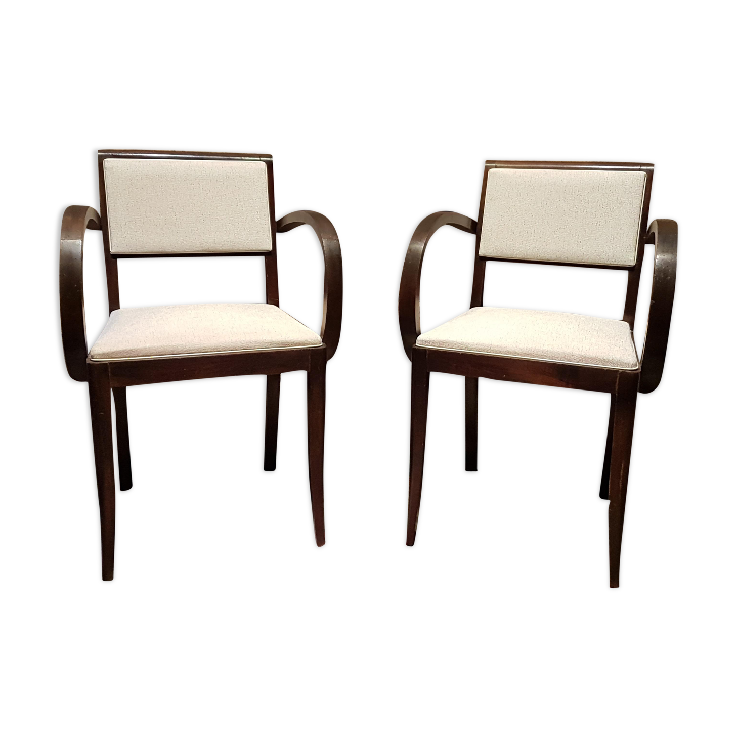 Pair bridge chairs year 50