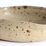 Pyrite stoneware dish