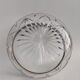 Crystal salad bowl with solid silver rim, first part of the 20th century.