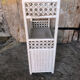 Lot 3 meubles commodes rotin blanc vintage