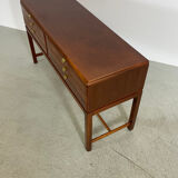 Danish console with drawers in mahogany 1940s