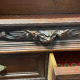 Pupitre meuble écritoire à tiroirs ancien