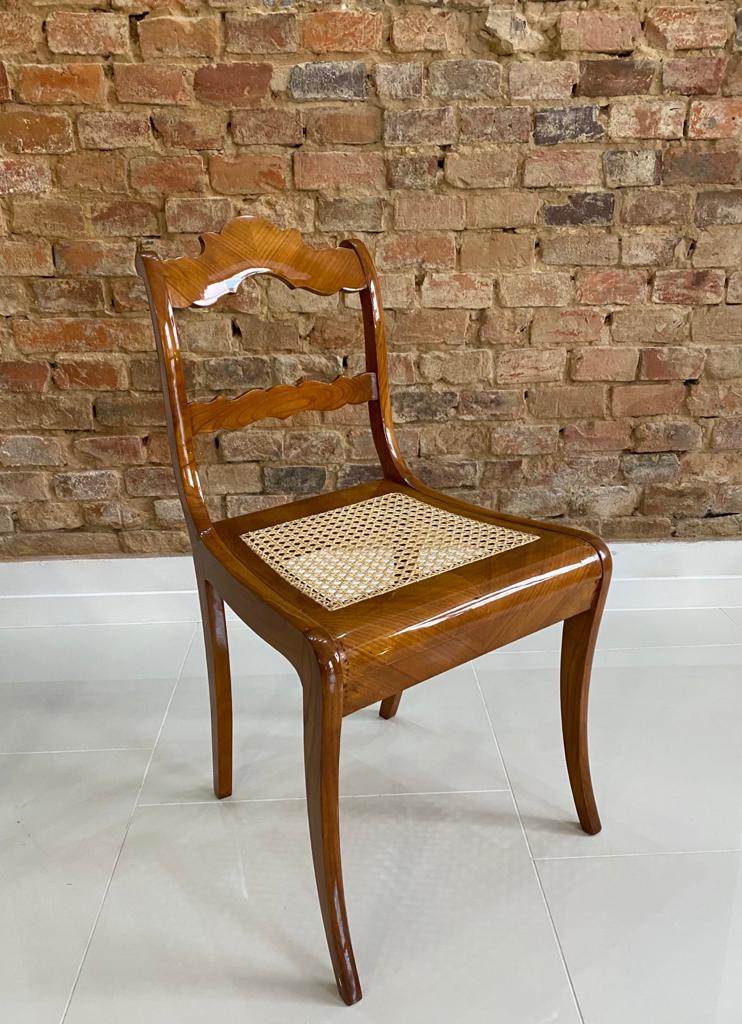Ensemble de 2 chaises Biedermeier, Autriche, début du 19ème siècle