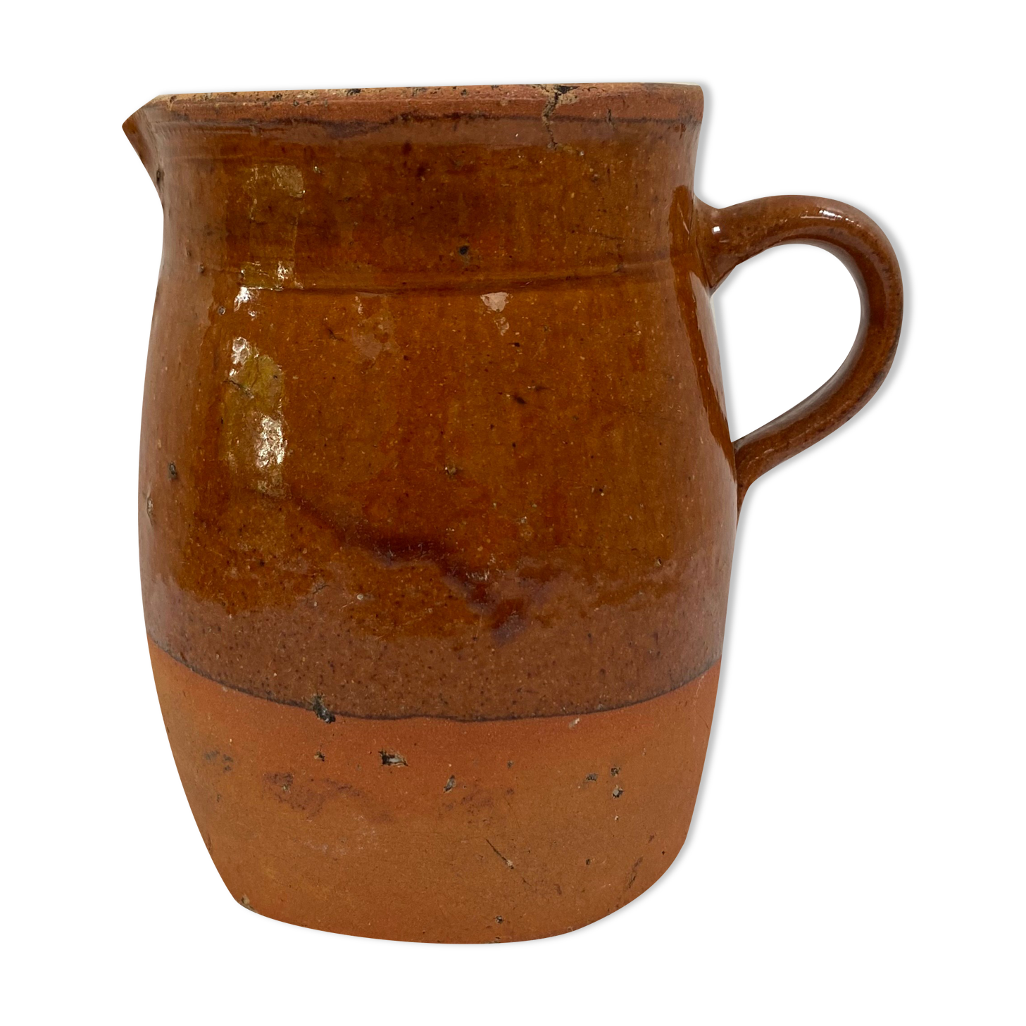 Pitcher old vase in two-tone sandstone