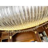 Contemporary luxury "triedro" sail chandelier