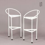 Pair of Bermudas stools by Carlos Miret for Amat, circa 1983