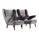 Pair of Eda lounge chairs