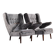 Pair of Eda lounge chairs
