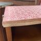 Pair of English oak bedside tables from the 1950s.