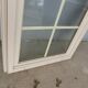 Arched window in pvc double glazing