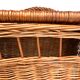 Vintage braid wicker basket for pets