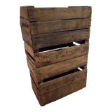 3 apple crates