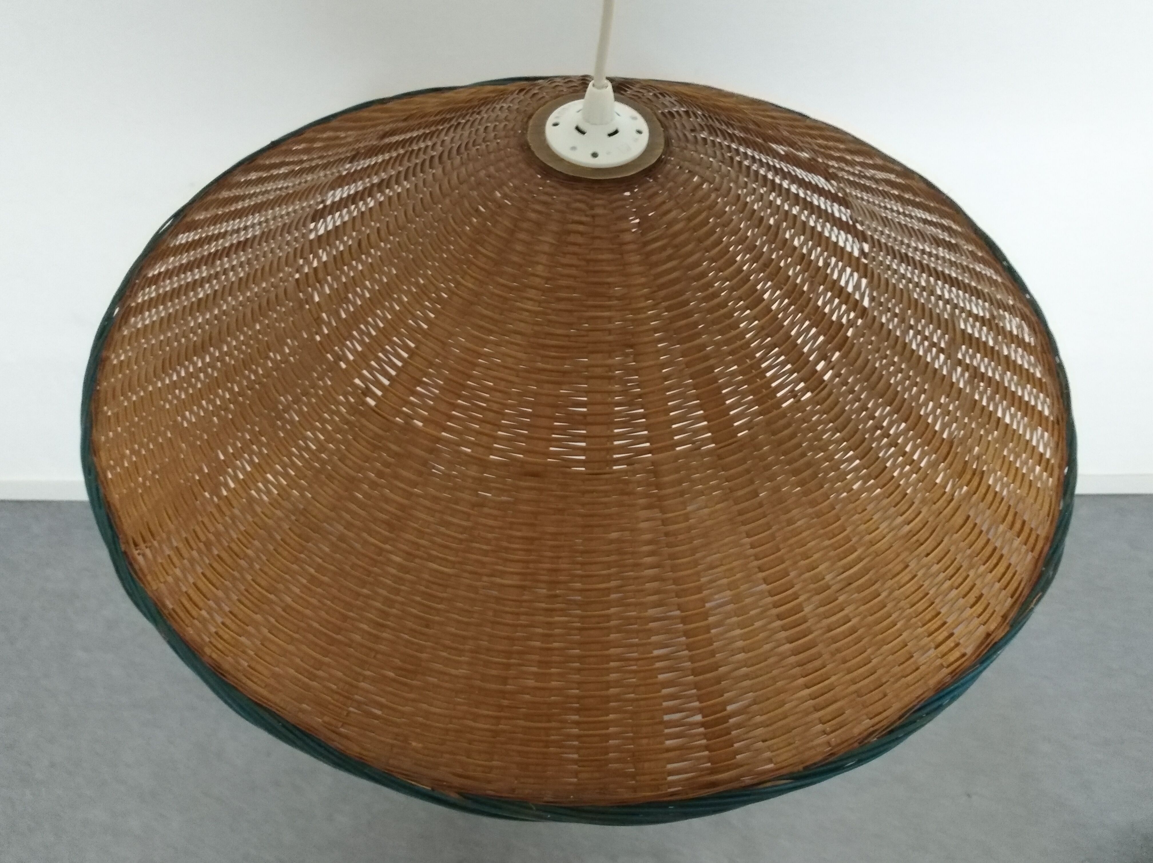 Rattan hanging lamp from the 60/70