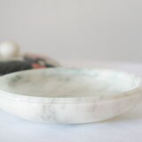 Hand-painted art deco round box