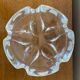 Pair of antique crystal ashtrays from Arques, France