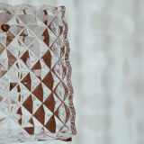 Scandinavian teak and glass pendant light 🌿 Vintage