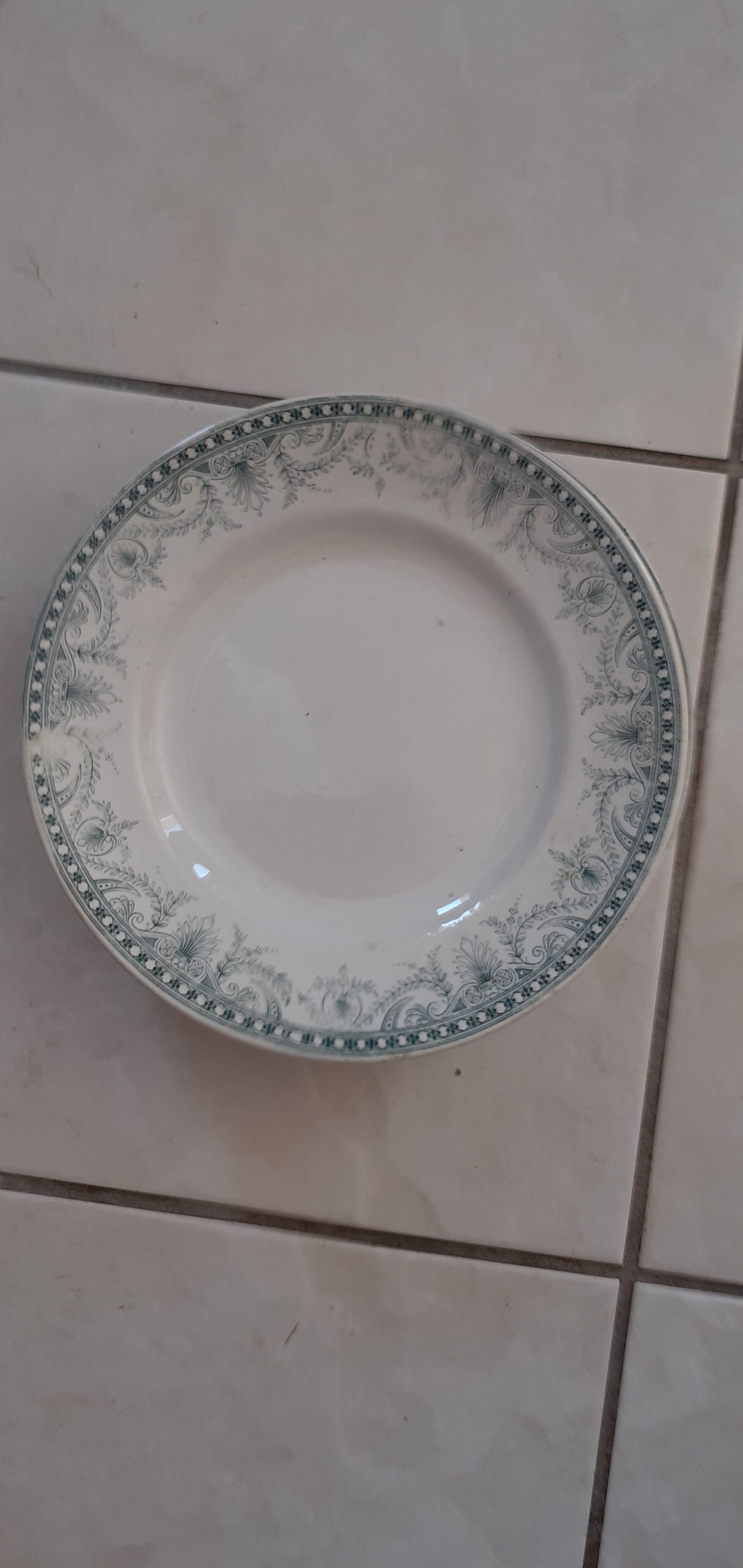 6 plates Moulin des Loups. Model Wilbur.
