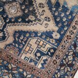 Handmade antique Caucasian Shirvan rug 126cm x 191cm, 1900s