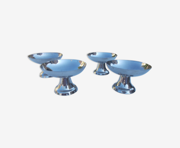 Ensemble de 4 coupes à glace en inox