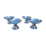 Set of 4 stainless steel ice cuts