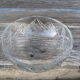 Salad bowl cut old crystal Baccarat signed