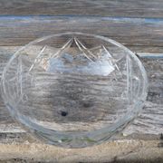 Salad bowl cut old crystal Baccarat signed