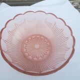 Salad bowl 40s Pink glass