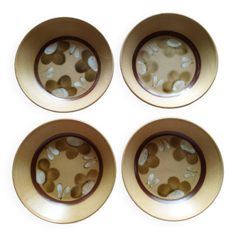 4 Sarreguemines Chamonix skullcap plates