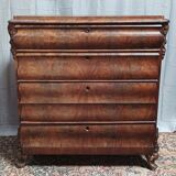 19th century Biedermeier mahogany chest of drawers