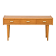 Oak entryway console