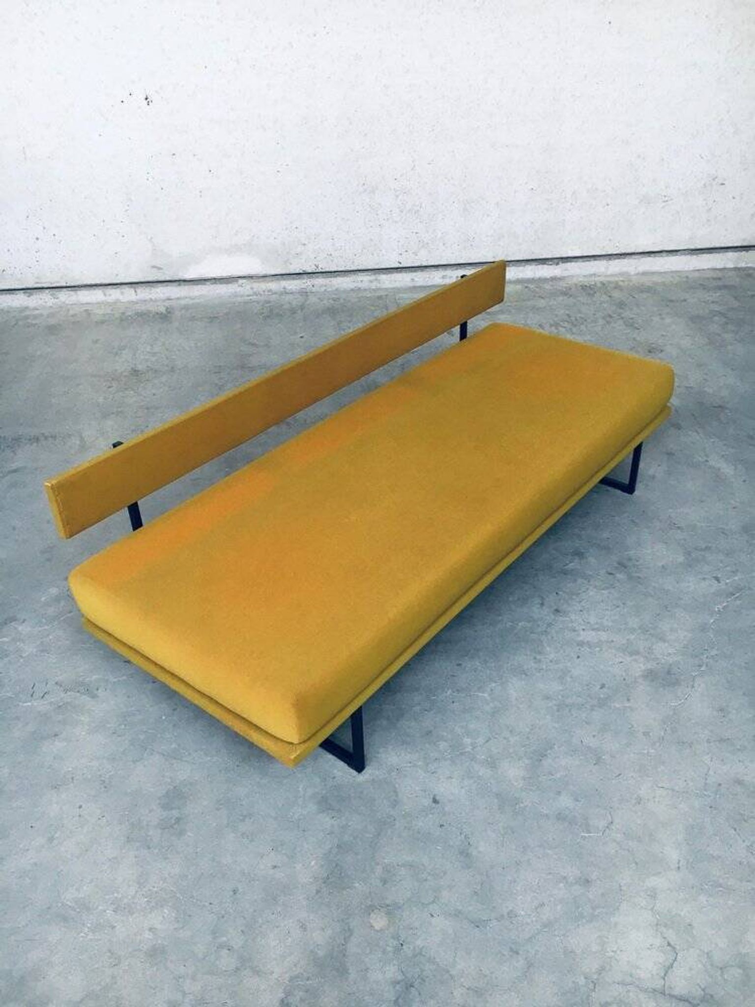 Mid-Century Dutch 3 Seat Sofa Daybed, 1960s