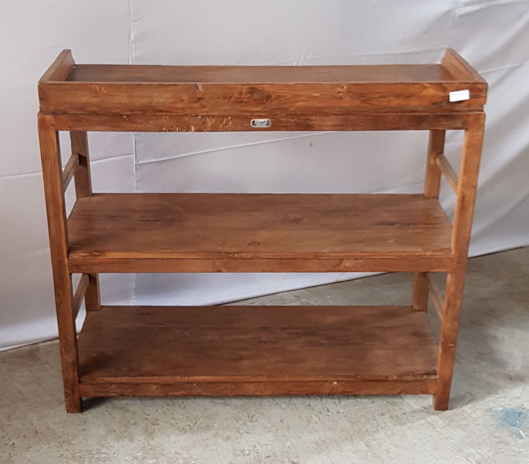 Old teak shelf