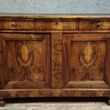 Buffet ancien époque Louis Philippe en noyer, XIXᵉ siècle