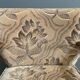 1960s floral print cocktail armchair with armrests