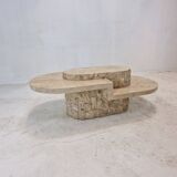 Mactan or Fossil Stone Coffee Table by Magnussen Ponte, 1980s