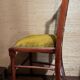 Vintage mahogany Lyre chair