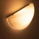 Space Age glass wall lamp by Peil & Putzler, minimalist.