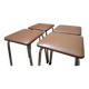 Lot de 4 tabourets vintage années 70