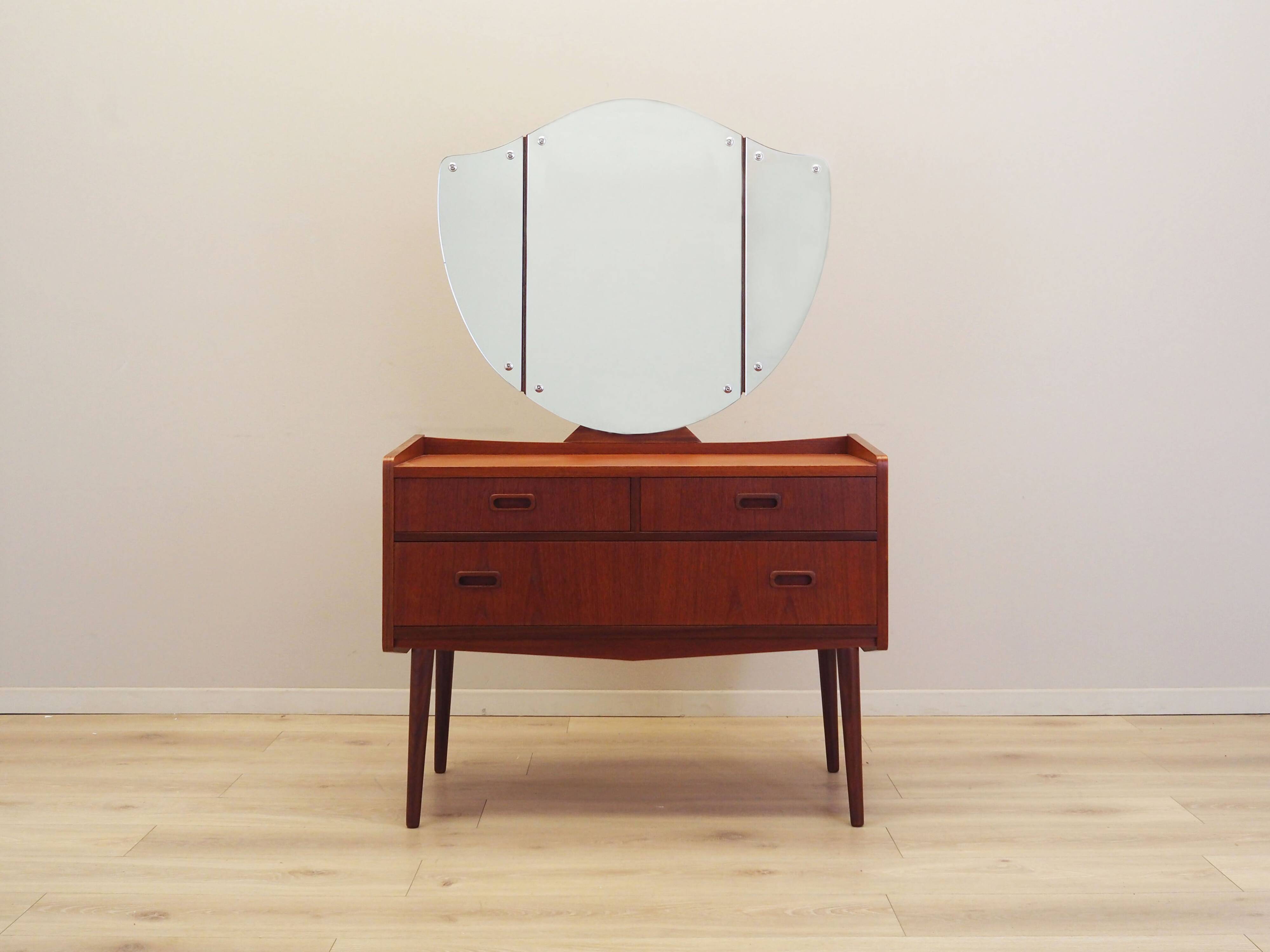 Teak dressing table, Danish design, 1970s, production: Denmark
