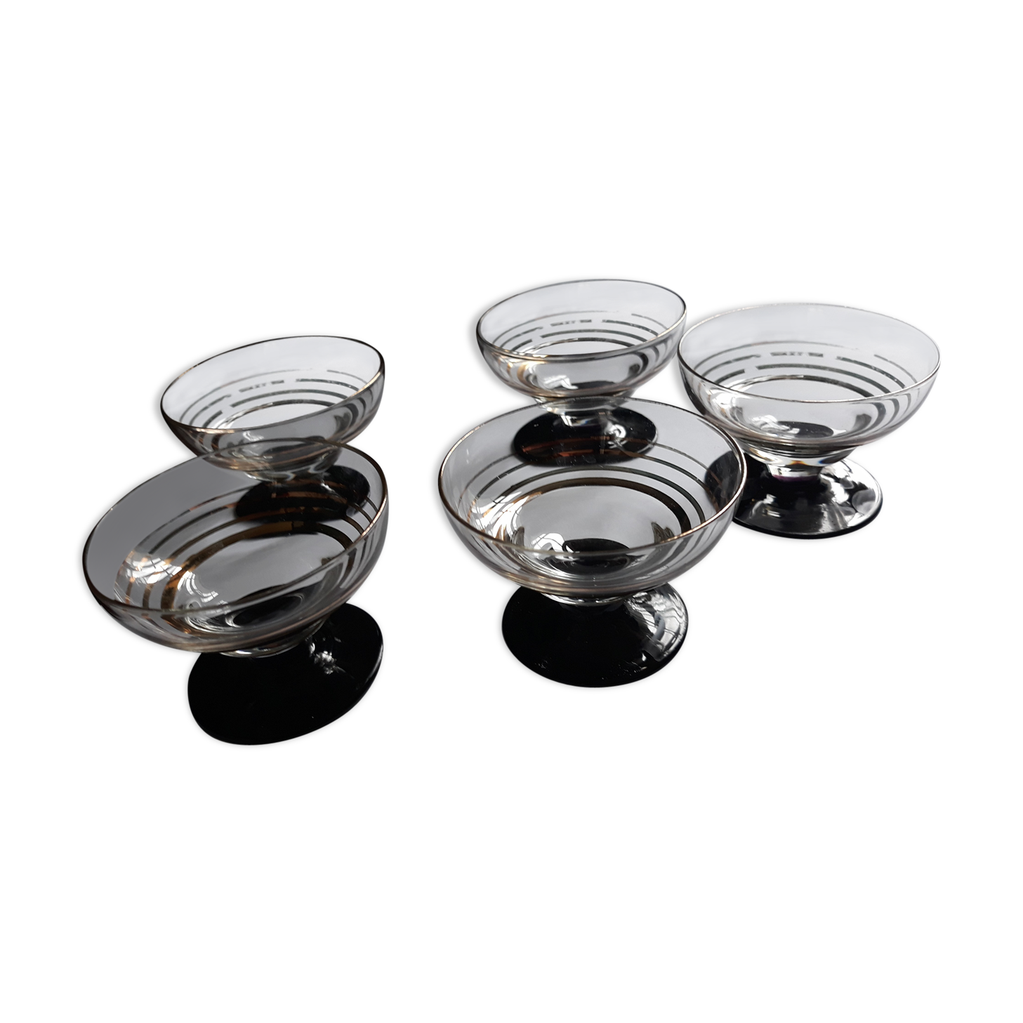 Set of 5 liquor glasses