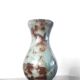 Vase balustre vintage en céramique émaillée